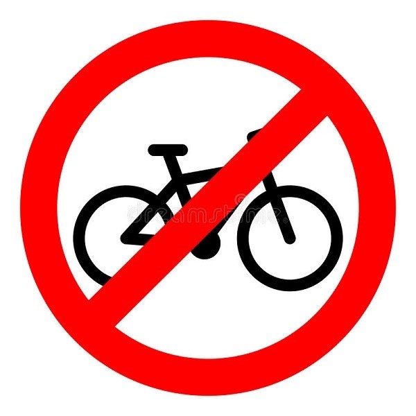 Zákazy pre cyklistov