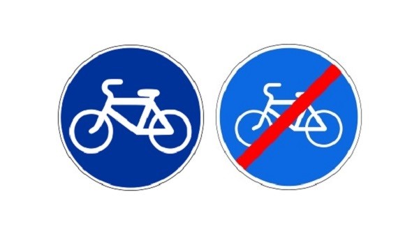 zákaz jazdy na bicykli